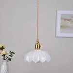 Suspension Rétro Led Verre Hôtel Blanc - 16X20Cm Luminaire Chambre