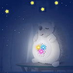 Veilleuse Peluche Hérisson Avec Musique Et De Lumière Projection Étoilée