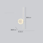 Voici La Transformation: Applique Murale Led Moderne Design Scandinave Élégant Blanc A60 Chambre