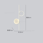 Voici La Transformation: Applique Murale Led Moderne Design Scandinave Élégant Blanc B80 Chambre