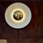 Voici La Transformation: Applique Murale Led Ronde Métal Design Moderne Élégant Chambre