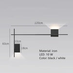 Voici La Transformation Du Titre: Applique Murale Design Led Géométrique Élégante Moderne F /