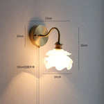 Voici Le Nouveau Titre: Applique Murale Vintage Charme Délicat Roses. Verre 4 / W (Max 100 W)