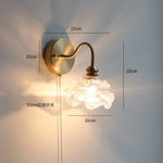 Voici Le Nouveau Titre: Applique Murale Vintage Charme Délicat Roses. Verre 5 / 4 W (Max 100 W)