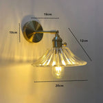 Voici Le Titre Transformé: Applique Murale Design Élégante Laiton Lumineux 12 / Ampoule Non