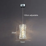 Voici Le Titre Transformé: Applique Murale En Cristal Carrée Élégance Contemporaine Minimaliste