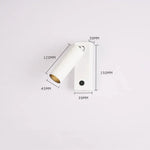 Voici Le Titre Transformé: Applique Murale Led 3W Design Pivotant Élégant Blanc / Chaud