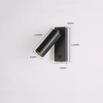 Voici Le Titre Transformé: Applique Murale Led 3W Design Pivotant Élégant Noir / Blanc Chaud