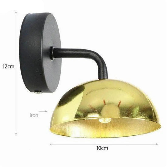 Voici Le Titre Transformé: Applique Murale Led Design Industriel Rétro Jaune Chambre