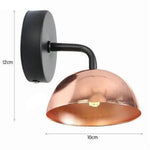 Voici Le Titre Transformé: Applique Murale Led Design Industriel Rétro Rose Gold Chambre