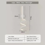 Voici Le Titre Transformé: Applique Murale Led Élégante Contemporaine Design Blanc-70Cm / Blanc