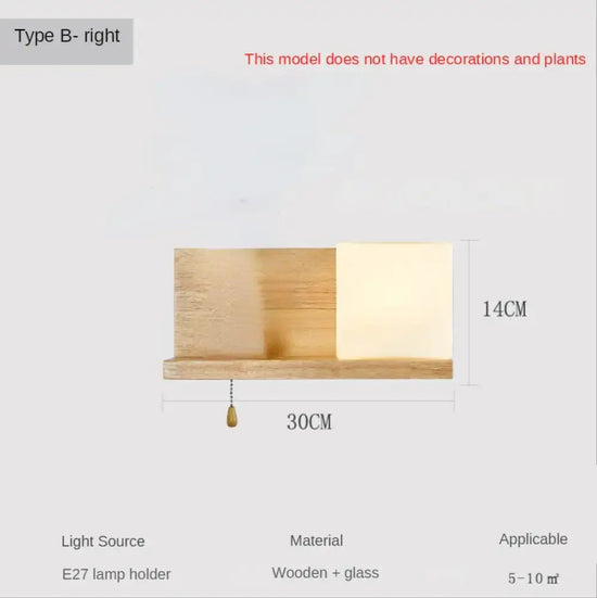 Voici Le Titre Transformé: Nouvelle Applique Murale Design Bois Scandinave Élégante Type