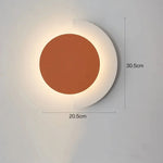Voici Ma Proposition: Applique Murale Design Scandinave Épurée Lumineuse S Orange Chambre