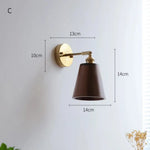 Voici Ma Proposition: Applique Murale En Bois Élégante Et Rustique Bouton Interrupteur / 4W