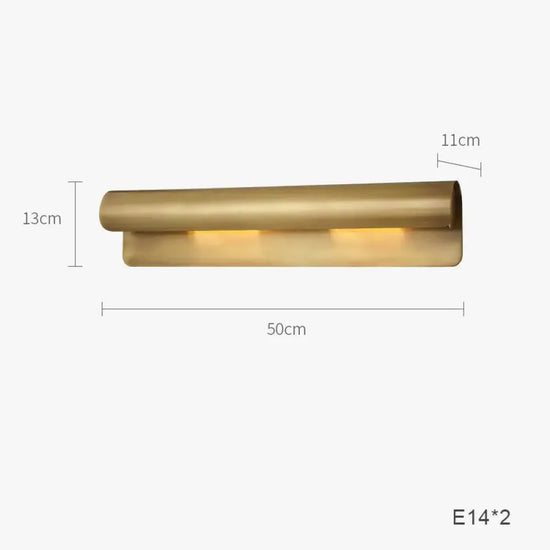 Voici Ma Proposition: Applique Murale Led Minimaliste Design Laiton Chambre