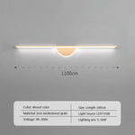 Voici Ma Proposition: Applique Murale Led Moderne Bois Élégant A-Couleur Bois-100Cm / Nartuel