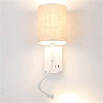 Voici Ma Proposition: Applique Murale Led Vintage Rétro Industrielle Design Blanc Chambre